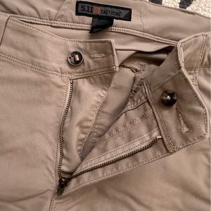5.11 Tactical Apex pants. Worn less than 5 times. Khaki color. 33x36